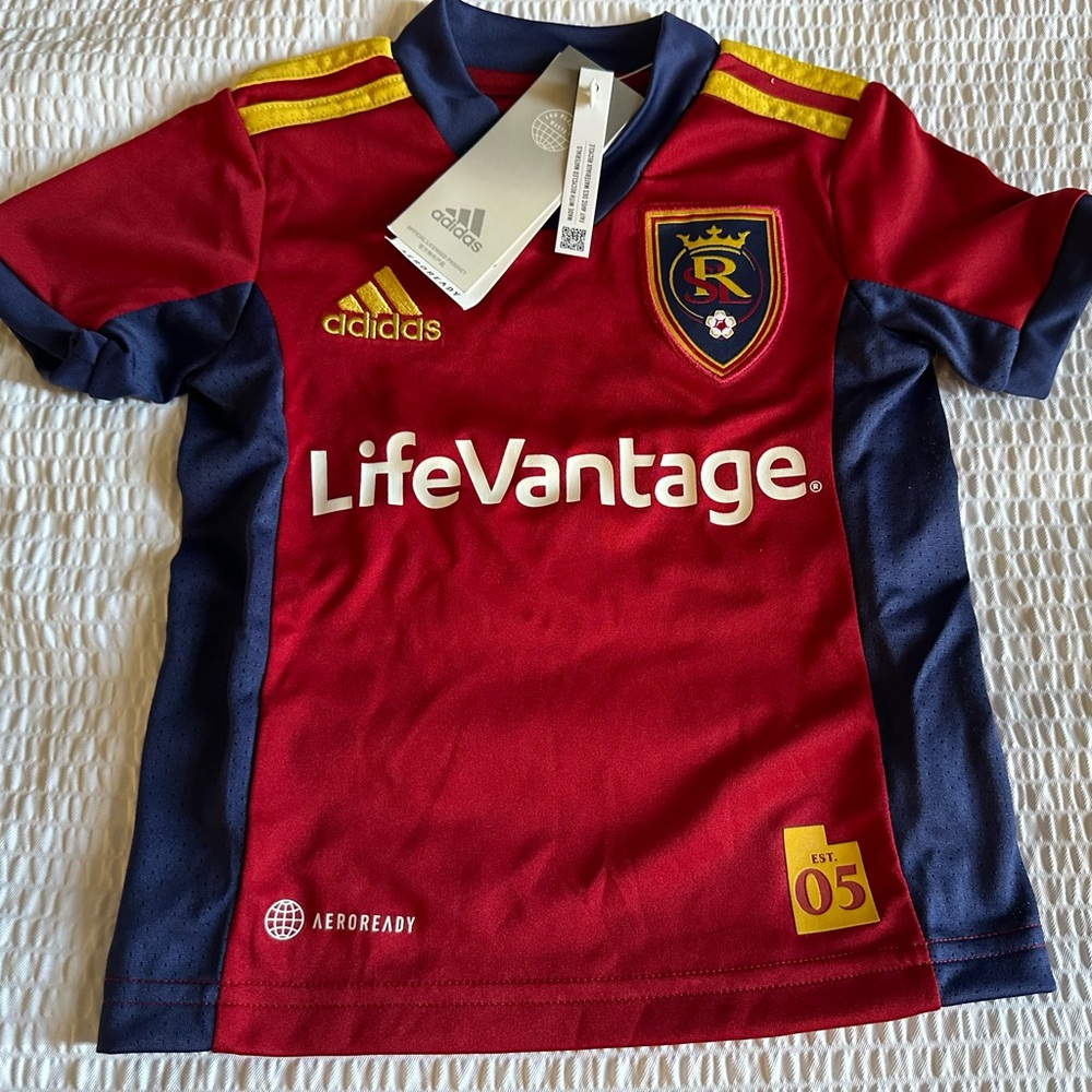 Real Salt Lake Authentic Adidas MLS Toddler Jersey Retails For $50